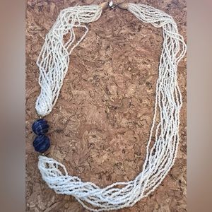 Vintage Stone Bead Necklace